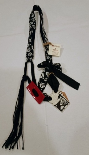 Collana "Smeralda", disegno caprette "Maria Lai"